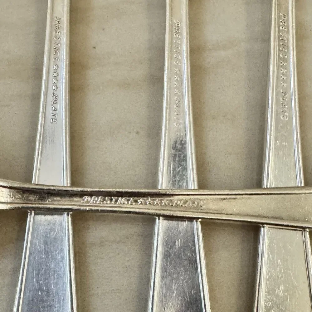 3pc ONEIDA Distinction Silverplate Serving Set Prestige Plate 1951